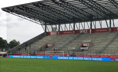 Securitas sorgt weiterhin im Essener Stadion für Ordnung und kümmert sich um einen reibungslosen Ablauf von Heimspielen.Bildquelle: Securitas Sport und Events.