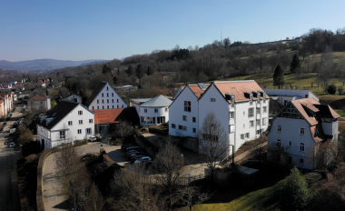 Im jüngsten Kloster Europas managt blueSmart den Zutritt. 
Bild: Winkhaus
