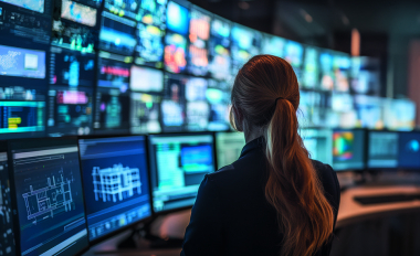 Die neue Alarmempfangs- und Serviceleitstelle von Klüh Security: digitale Steuerung, modernste Technik und 24/7-Sicherheit aus einer Hand.
