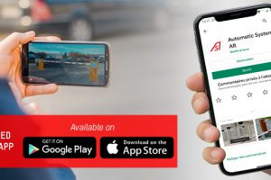 Die Augmented Reality App von Automatic Systems sowohl für Android als auch für iOS in den jeweiligen Appstores erhältlich