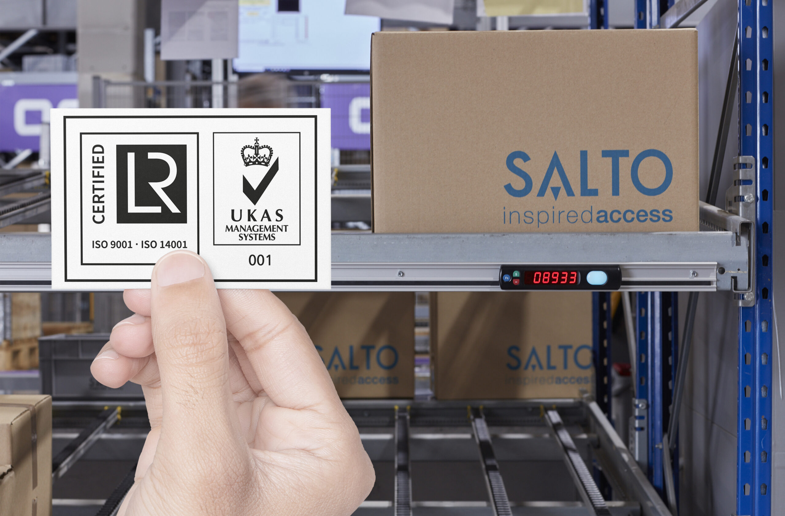 Die Zertifizierung nach ISO 9001 und ISO 14001 von SALTO wurden 2020 erneuert
