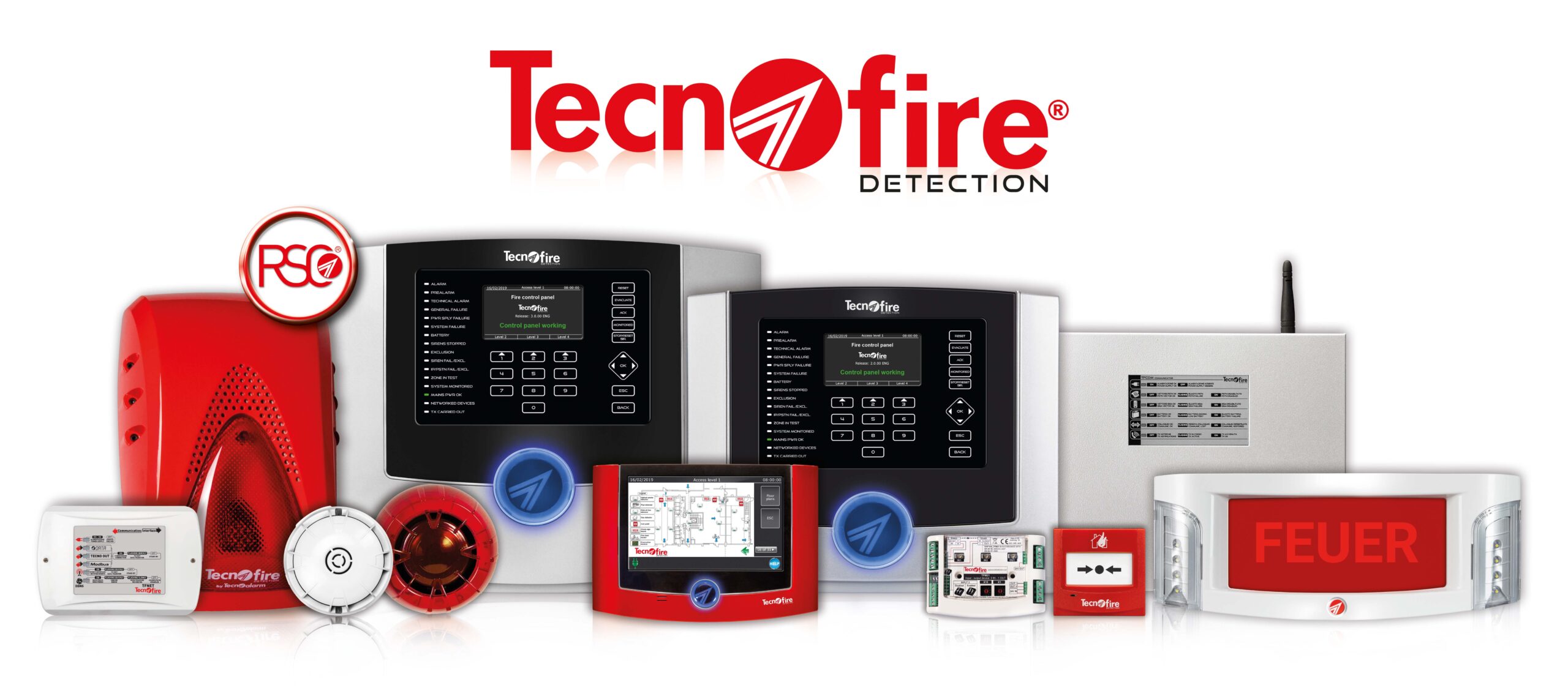 Tecnofire bietet in dem normativ geregelten Bereich der Brandwarn- und Brandmeldeanlagen, ein zukunftsweisendes und effizientes System mit innovativer Technik und einfacher Installation an.