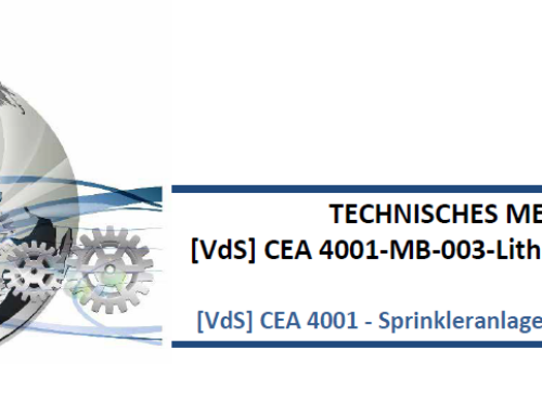 Neu: Technisches Merkblatt zu Lithium-Ionen-Batterien VdS CEA 4001-TB-003